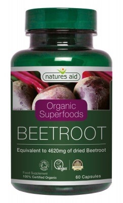 Natures Aid Organic Beetroot Extract 60 caps